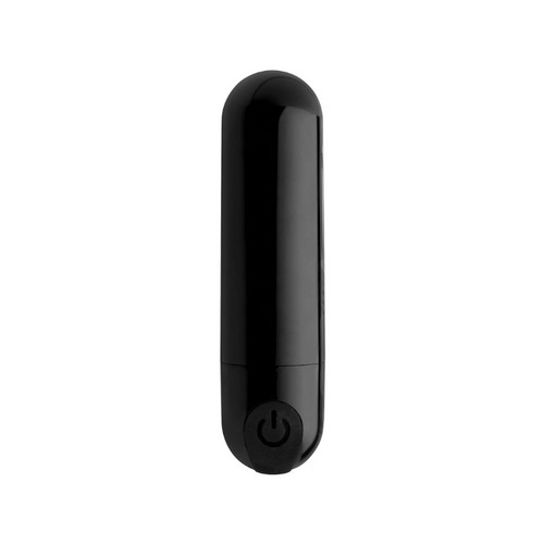 10X VIBRATING METALLIC BULLET - BLACK