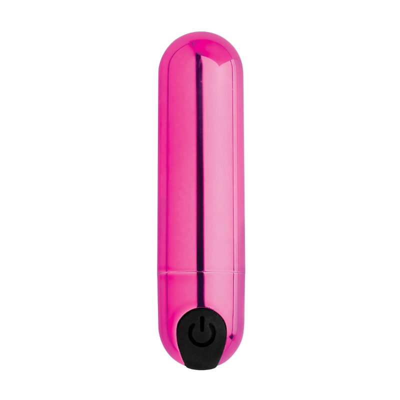 10X VIBRATING METALLIC BULLET - PINK