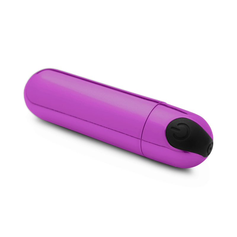 10X VIBRATING METALLIC BULLET - PURPLE