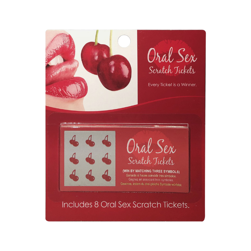 ORAL SEX SCRATCH TICKETS