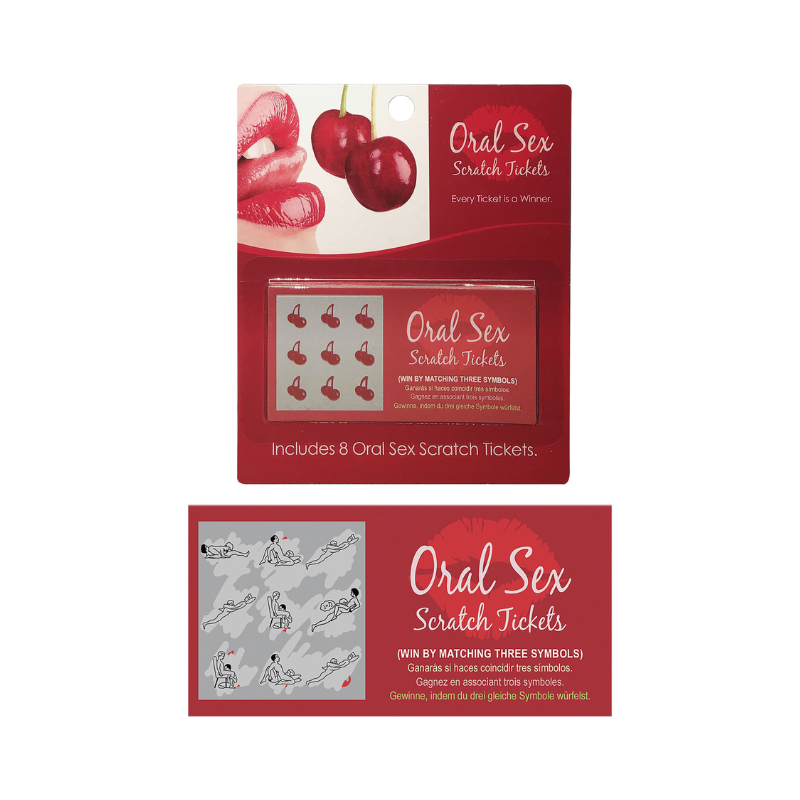 ORAL SEX SCRATCH TICKETS