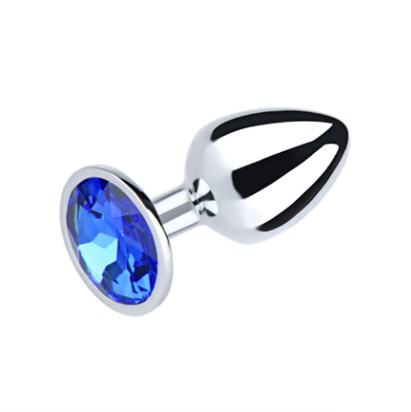 PLUG ANAL PLATA – CHICO – GEMA REDONDA