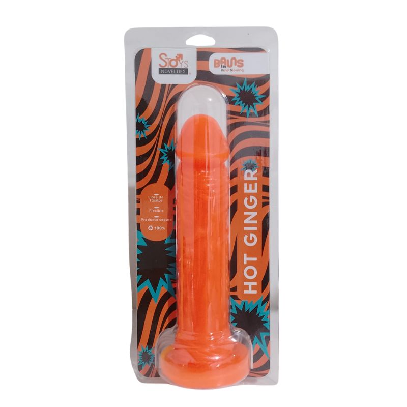 BAUNS IN – MIND BLOWING – 8″ DILDO – HOT GINGER