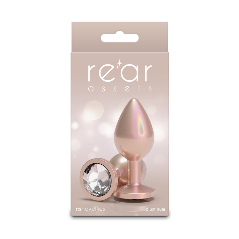 REAR ASSETS – IRIDESCENT CHAMPAGNE – MEDIUM – CLEAR