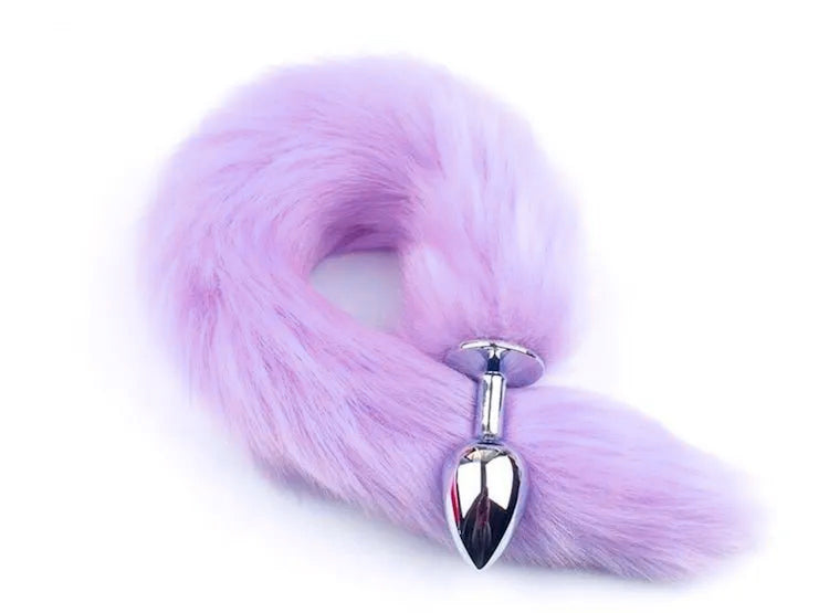 PLUG METAL COLA ZORRO LILA