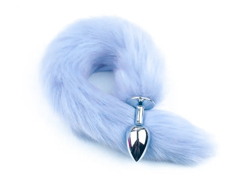 PLUG METAL COLA ZORRO AZUL