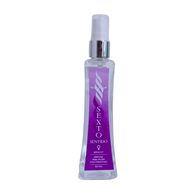 FEROMONA CON AROMA SEXTO SENTIDO PARA MUJER – BRIGHT – 60 ML